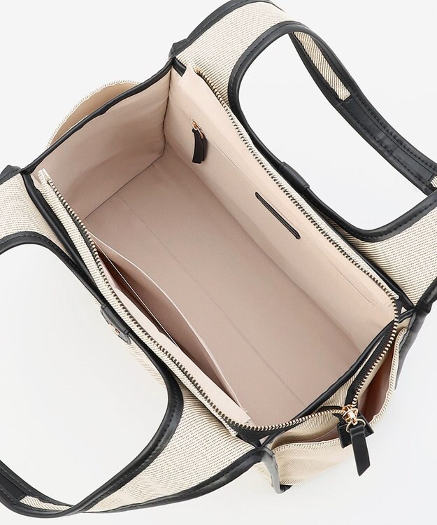 J.PRESS LADIES 【PC収納可能】キャンバス トートバッグ ブラック系