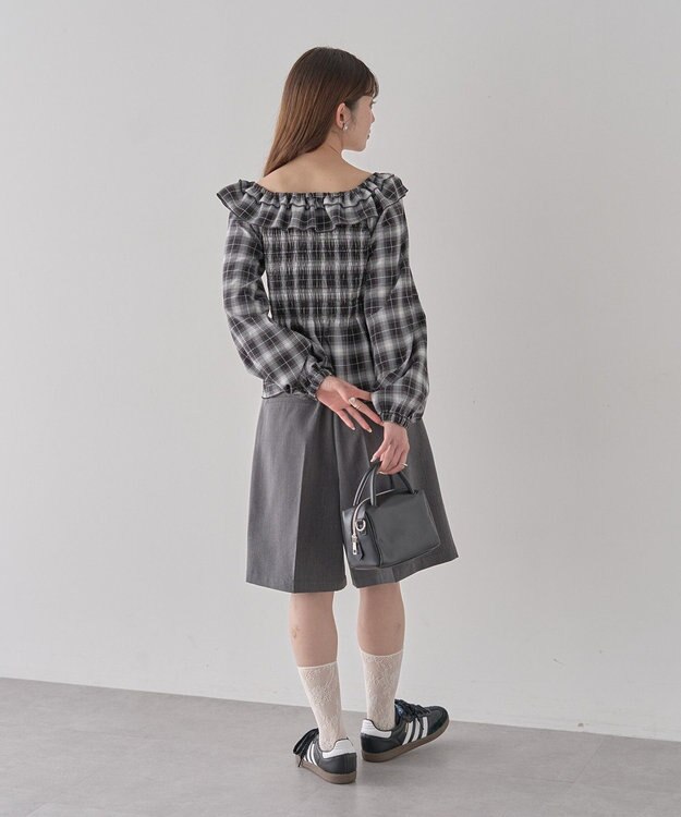 earth music&ecology バミューダパンツ Gray