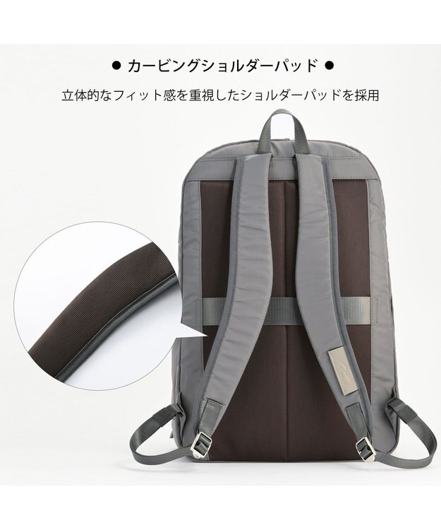 ACE BAGS & LUGGAGE W&.Day/Night ミュッケ オーガナイズドリュック B4サイズ 15.6インチPC収納 大容量 15577 ダブルアンドデイナイト ウォームグレー