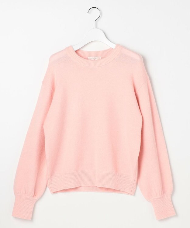 Feroux クルーネックニット プルオーバー ピンク系