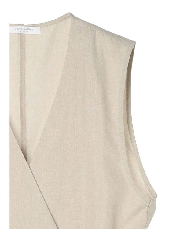 Green Parks 接触冷感　ベルト付きベスト Beige