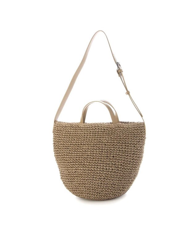 UNBILLION カシュカシュ cachecache / 丸底バケットクロッシュ2wayトート カゴバッグ オーク