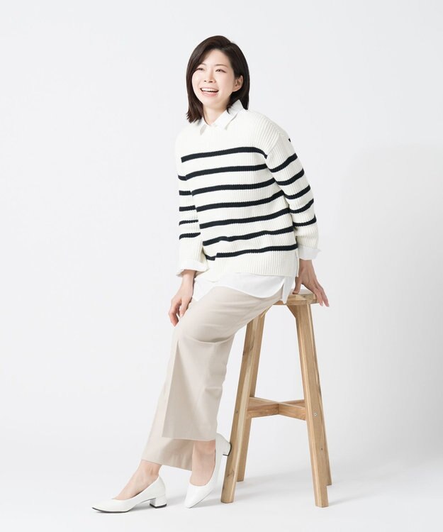 ONWARD Reuse Park 【23区】ニット春夏 ネイビー