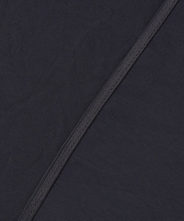 ICB 【先行予約】ストレッチシルキーツイル タイブラウス ネイビー