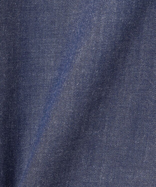 ICB 【洗える】PlaXコットンソフトデニム キャミソールワンピース インディゴ系