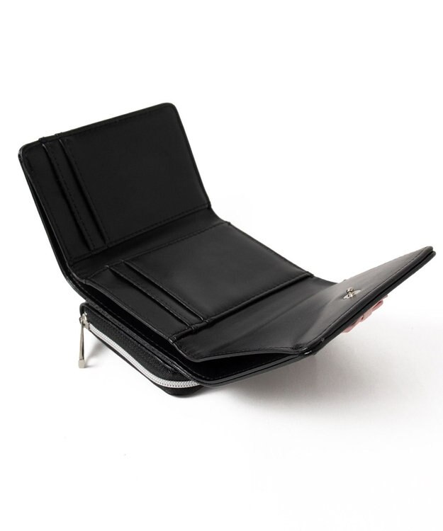 WEGO スタッズリボンウォレット ブラック