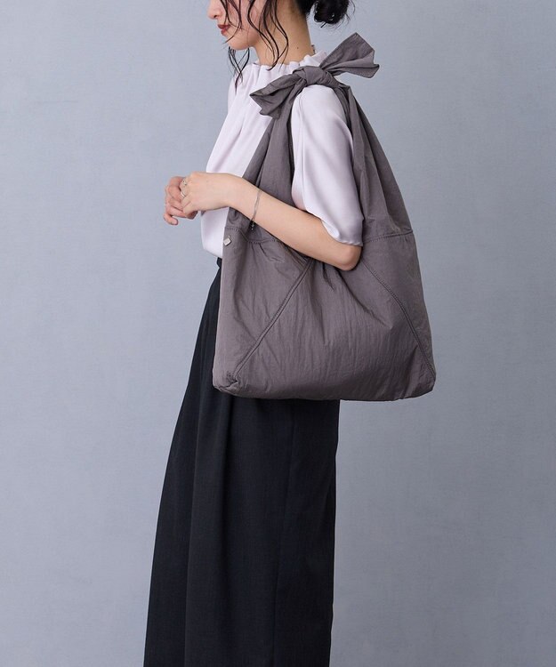 MioFIRANO SILHOUETTE W001 トートバッグ はっ水  A4サイズ対応 DARK GRAY