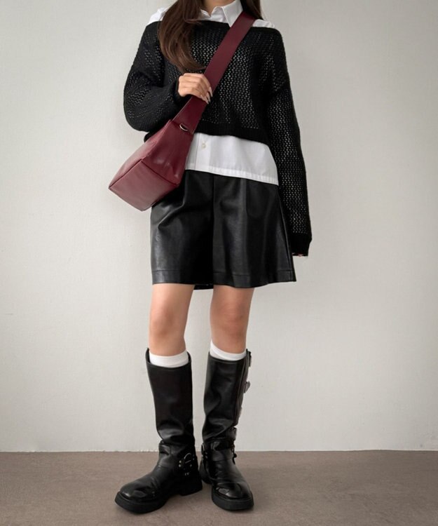 WEGO 2wayベルトワンショルダー ワイン