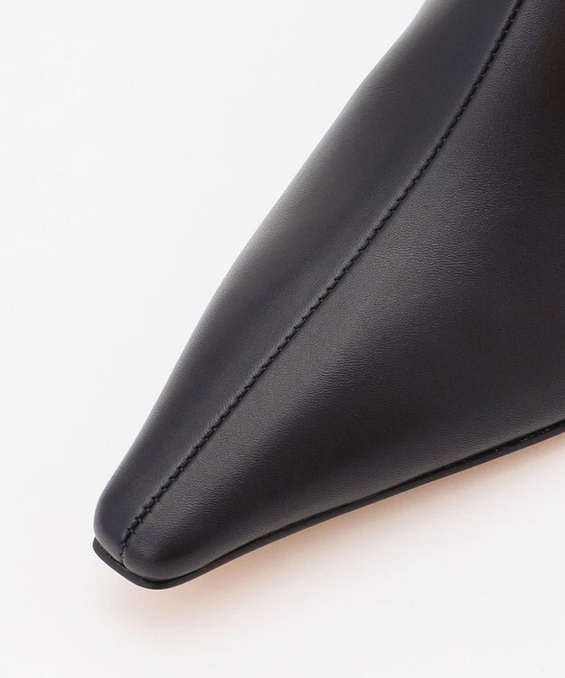 BEIGE， 【一部店舗限定】HENRI EN VARGO / CAROLINE カッティングショートブーツ Black