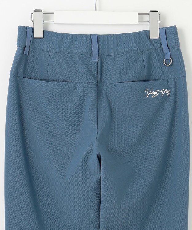 23区GOLF 【WOMEN】機能に優れた新素材「AIR TOOL」テーパードパンツ サックスブルー系