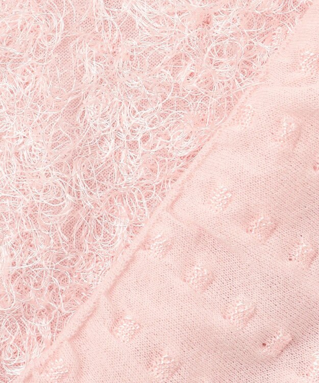 BEIGE， 【洗える】LYCORIS / カットジャカードプルオーバーニット Light Pink