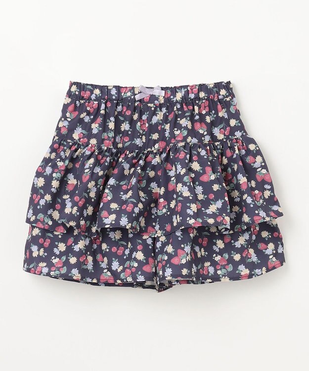 ANY KIDS 【チェリーベリーシリーズ】フルーツ フリル キュロット ネイビー系