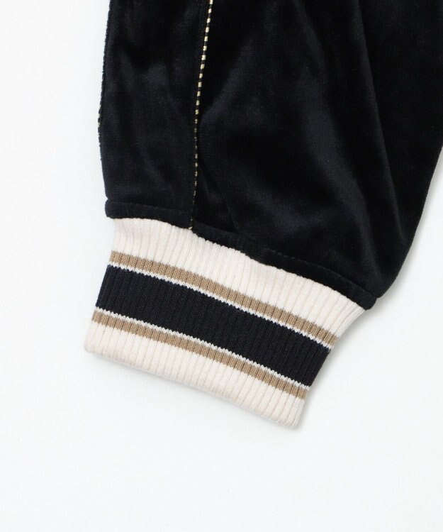 WEGO ベロアスカジャン ブラック