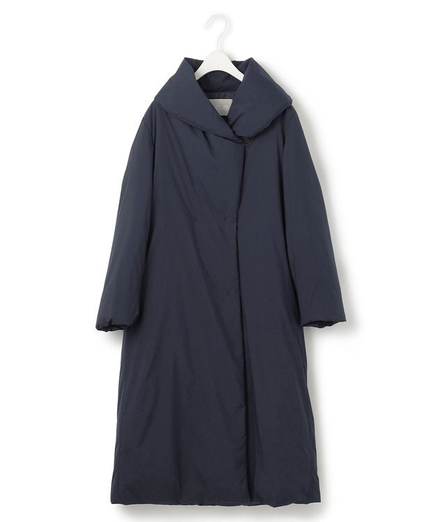 ICB ADSダウン ショールカラーコート ネイビー系