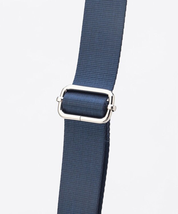 LA BAGAGERIE 【MONICA】サイドジップミニショルダーバッグ ネイビー