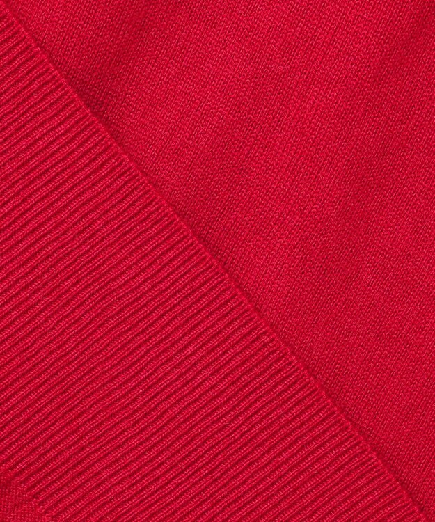23区GOLF 【MEN】【ウォッシャブル】ウールブレンド ロゴニット レッド系