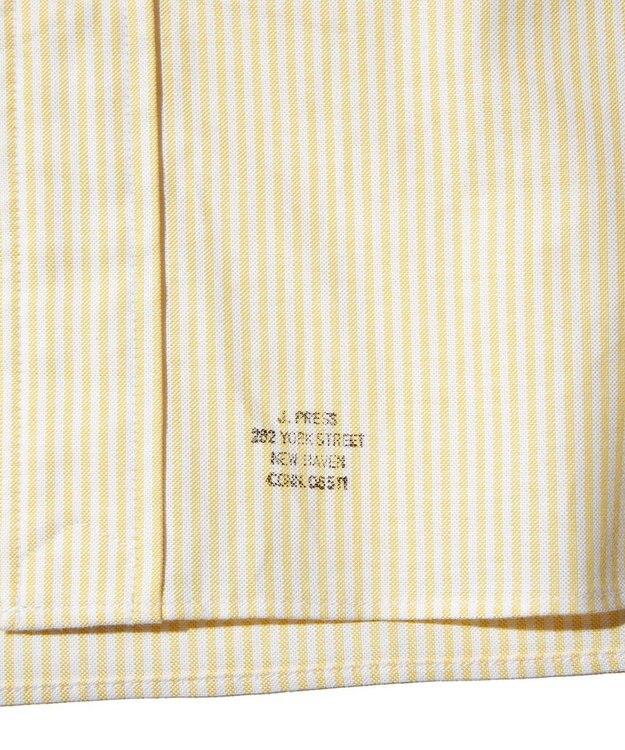 J.PRESS MEN 【J.PRESS ORIGINALS】GRFFITI B.D. OXFORD STRIPE SHIRT / BAGGY FIT ライトイエロー系1