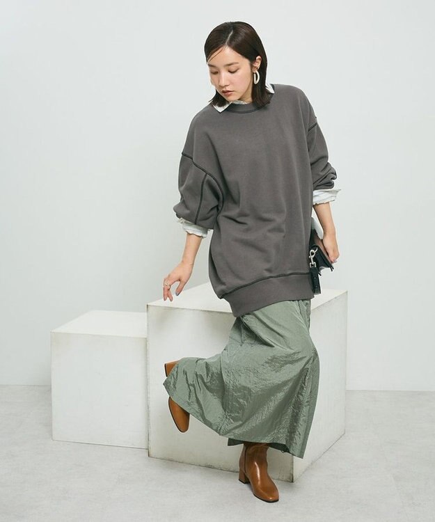 Green Parks ・ＳＵＧＡＲ　ＳＰＯＯＮ　カラーｓｔスウェット Charcoal Gray