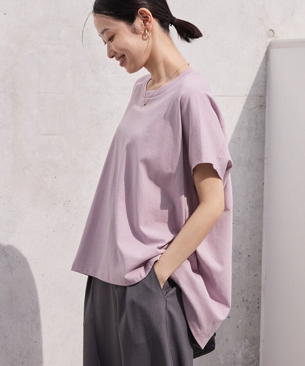 AMERICAN HOLIC フレンチスリーブ後切替プルオーバー Lavender