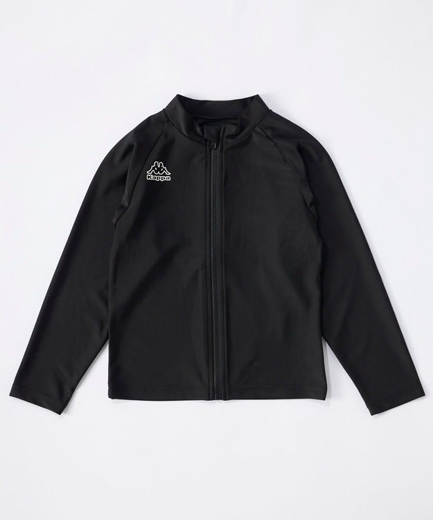 OP／FILA 【Kappa】長袖ZIPラッシュガード ブラック