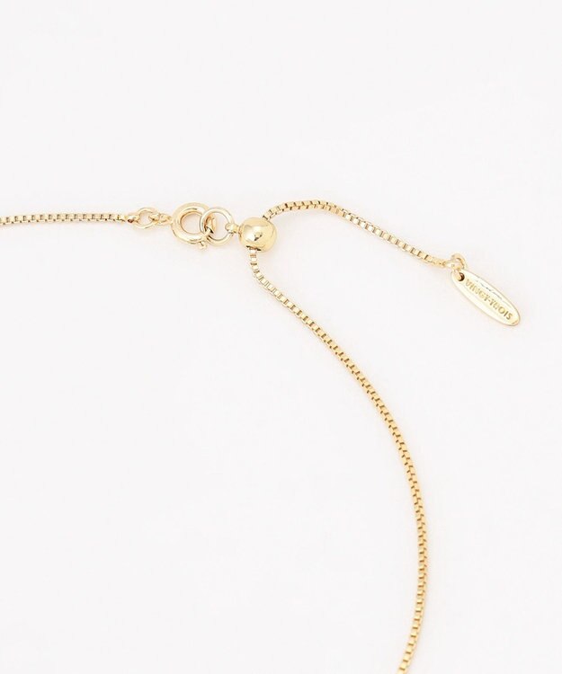 23区 片リボン ネックレス ゴールド系