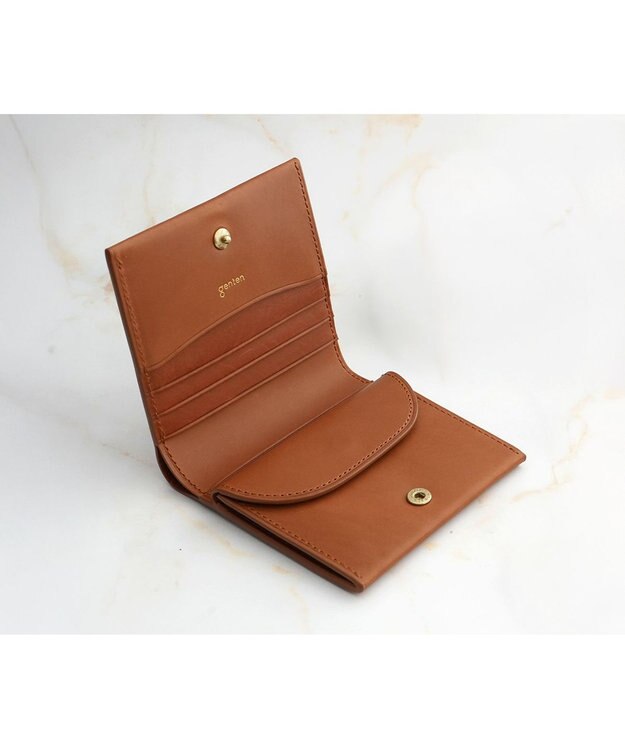 genten パルマ 2つ折り財布 チャ