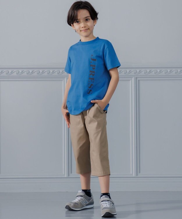 J.PRESS KIDS 【140-170cm】ブランドロゴ ベーシック 半袖Ｔシャツ ブルー