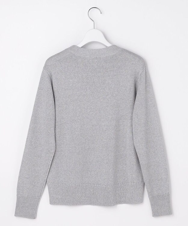 J.PRESS LADIES Reeves Shine クルーネック ニット サックス系