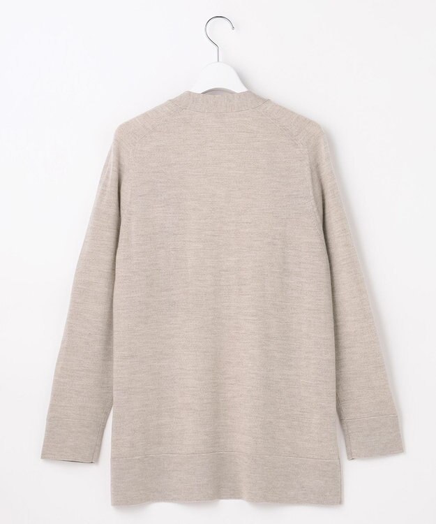 J.PRESS LADIES L KNIT BASIC ロング カーディガン ベージュ系