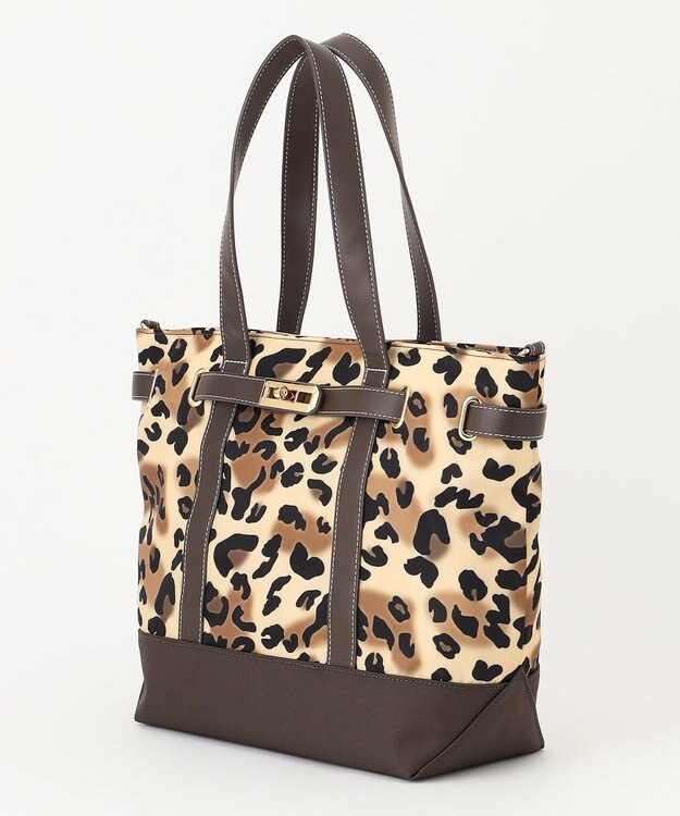 LA BAGAGERIE ベルテッド2WAYトート レオパード