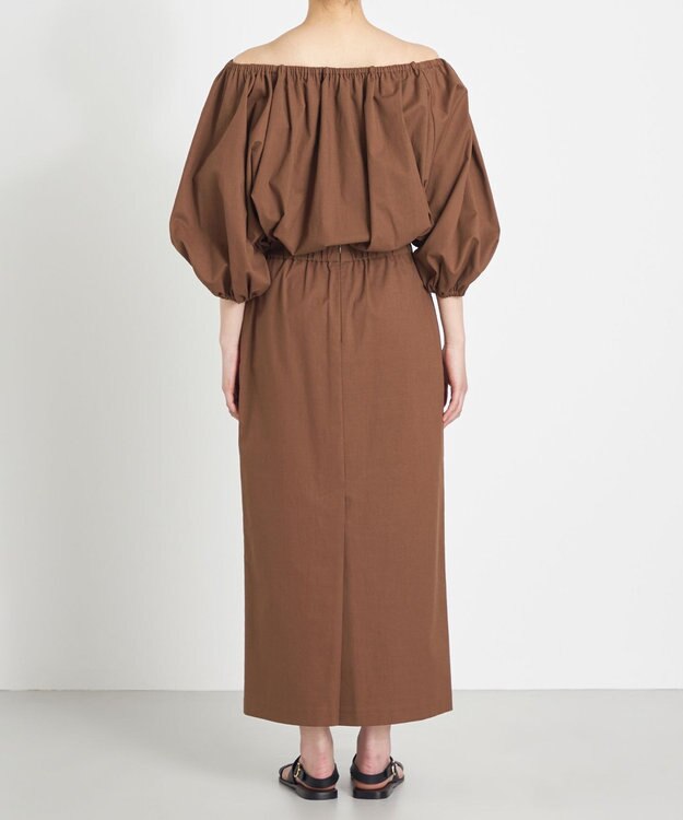 NAVE 【Nave　洗える】リリーIラインスカート ダークブラウン系