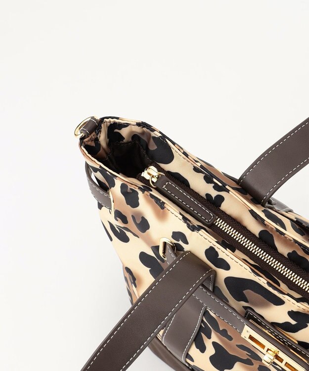 LA BAGAGERIE ベルテッド2WAYトート レオパード