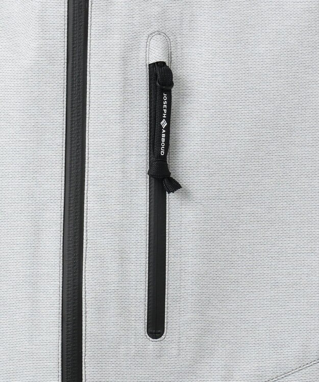 JOSEPH ABBOUD MOUNTAIN スラブシャンブレーストレッチ ブルゾン ライトグレー系