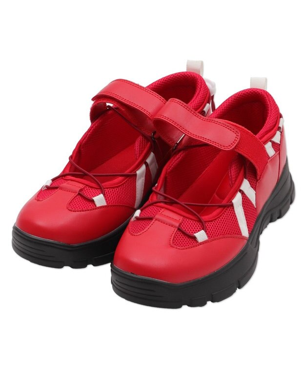 WEGO ドローコードベルクロシューズ レッド