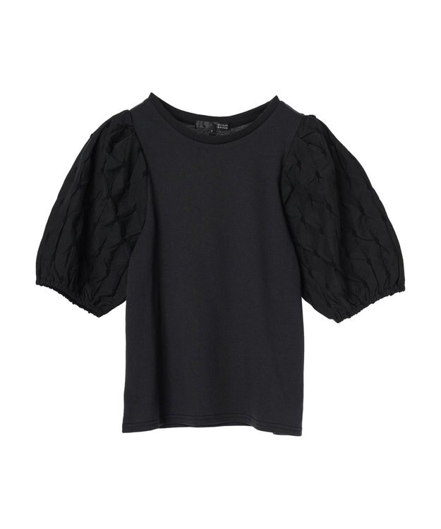 Green Parks ・ＳＵＧＡＲ　ＳＰＯＯＮ　フハクドットスリーブＴＥＥ Black