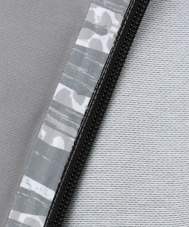 JOSEPH ABBOUD MOUNTAIN スラブシャンブレーストレッチ ブルゾン ライトグレー系