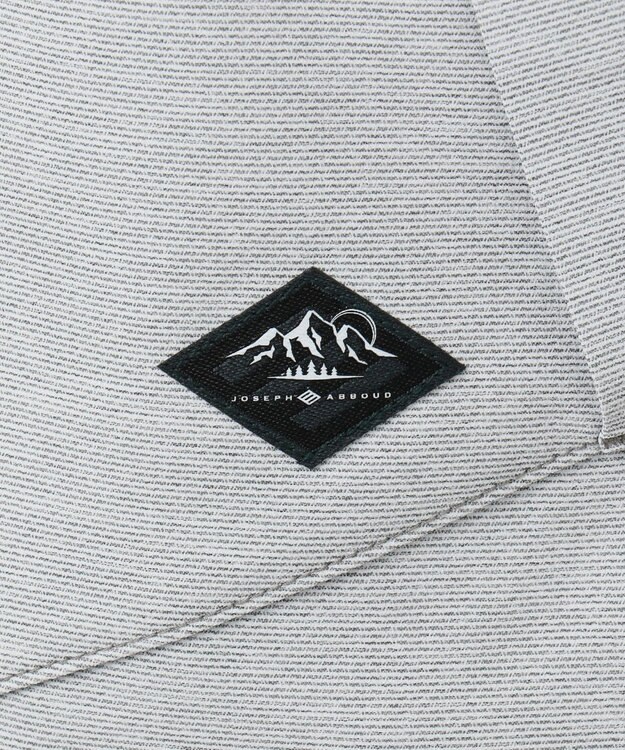 JOSEPH ABBOUD MOUNTAIN スラブシャンブレーストレッチ ブルゾン ライトグレー系