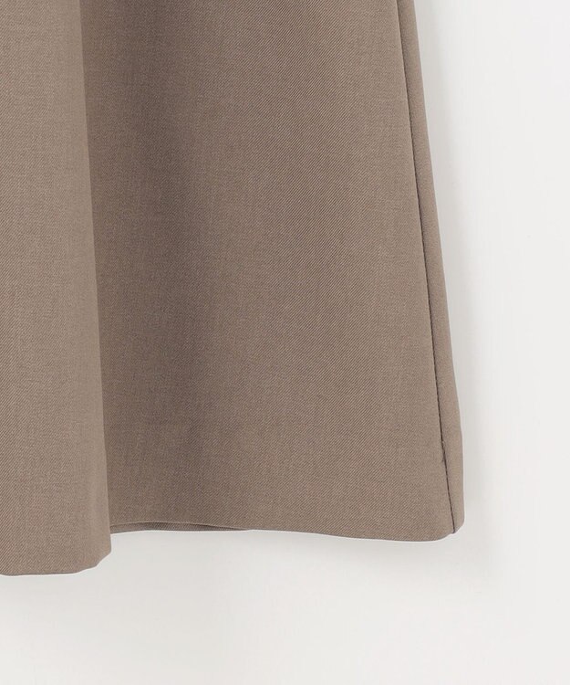 ANY SIS L 【洗える・2SET】カットデザインスタイルアップ ワンピース×ニット モカ×アイボリー