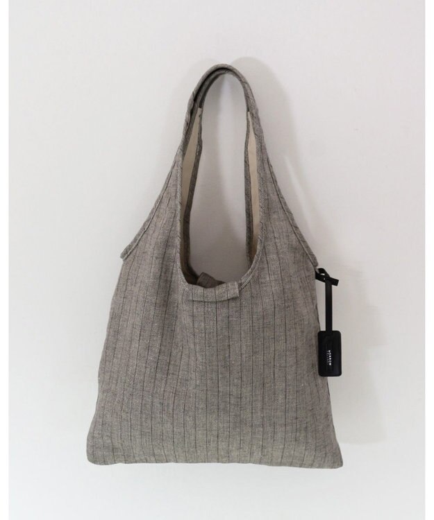 MORROW by thank 【A4サイズ収納可/軽量】DREW トートバッグLサイズ ベージュ　リネン混