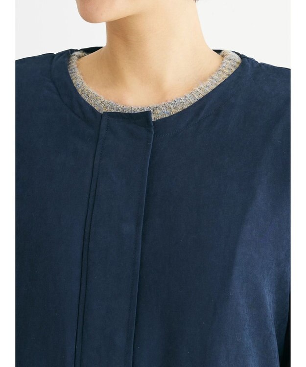 Green Parks ・ＥＬＥＮＣＡＲＥ　ＤＵＥ　中綿モッズロングコート Navy