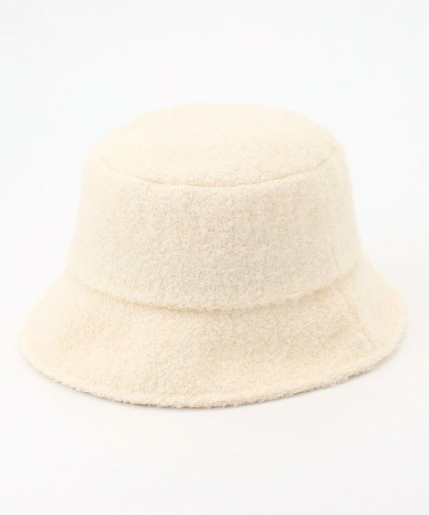ICB シャギーバケットハット アイボリー系