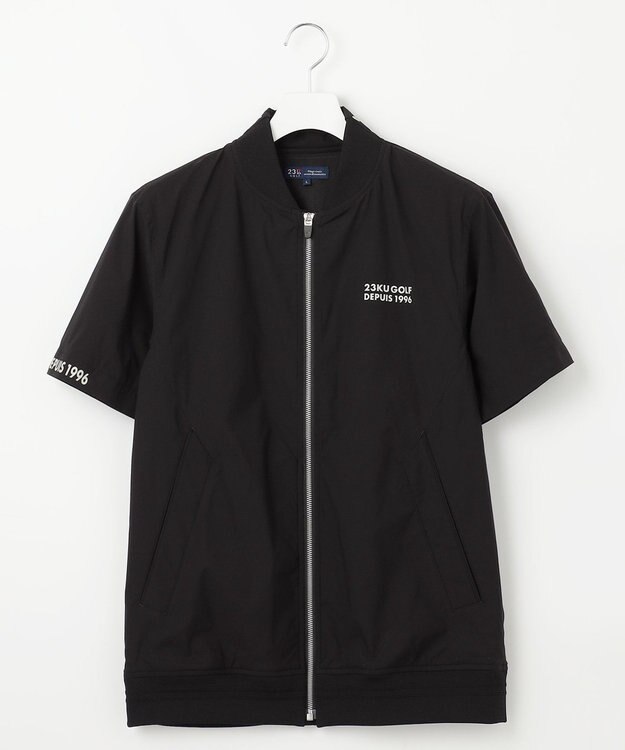 23区GOLF デタッチャブルスリーブ【MEN】２ＷＡＹ ブルゾン ブラック系