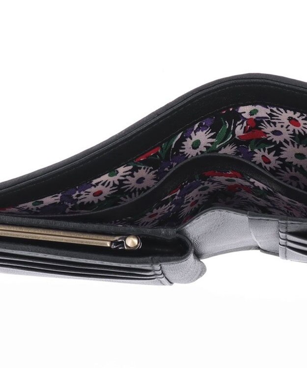 ANNA SUI チェイス 口金二つ折り財布 ブラック