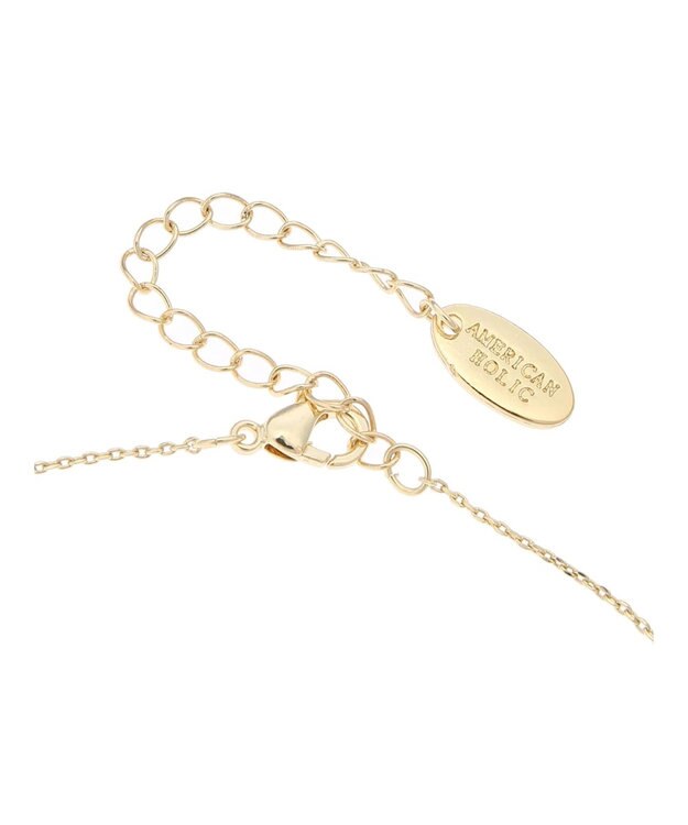 AMERICAN HOLIC メタルコインネックレス Gold