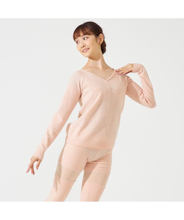 Chacott ニットショートパンツ ヨーロピアンピンク