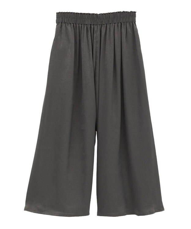 AMERICAN HOLIC 【選べる丈2サイズ】マットサテンスカーチョ Black