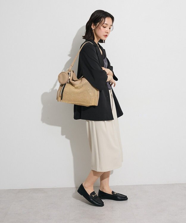 Green Parks シングル半袖ジャケット Black