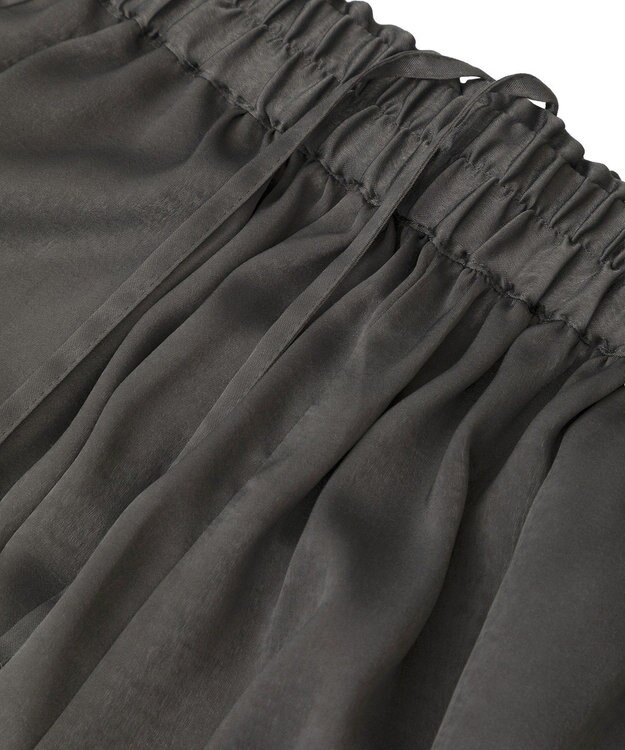 AMERICAN HOLIC 【選べる丈2サイズ】マットサテンスカーチョ Black