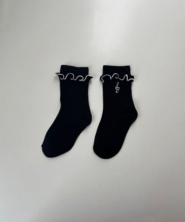 ANY KIDS 【3点セット】ソックス （おやつ） ブラック