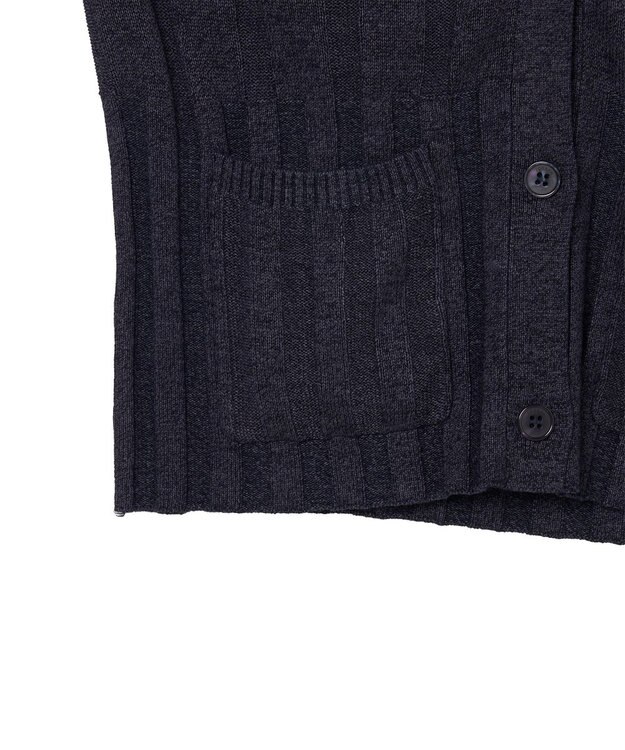 JOSEPH 【WEB&OUTLET限定・洗える】テクスチャードレーヨン　カーディガン Navy